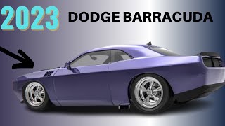 ALL NEW 2023 Dodge Barracuda MAY REPLACE CHALLENGER REVIEWS Prices Detailed [upl. by Eenert529]