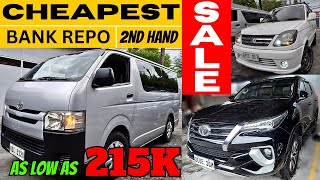 BILIHAN NG PINAKAMURANG HATAK NG BANKO UP TO 50 OFF PICKUP SUV VAN  CHEAPEST REPO CARS 2023 [upl. by Lletniuq]