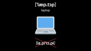 LAPTOP lĆ¦ptÉ”p tem 2 sĆ­labas [upl. by Leesa]