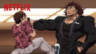 Yujiro Disciplines Baki  Baki Hanma Season 2 The Father VS Son Saga  Clip  Netflix Anime [upl. by Oilerua]