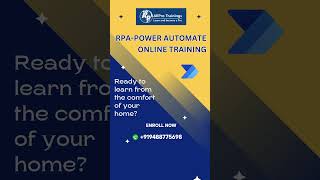 RPAPower Automate Online Training shorts onlinetraining powerautomate [upl. by Redienhcs]