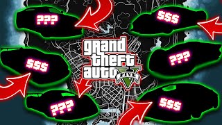 GTA 5  Most Rare Car Locations in Story Mode 2024 XBOX PC PS4 PS5 [upl. by Nyledam]