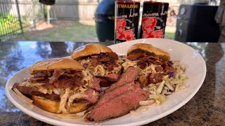 Flat Iron Steak Sandwiches amp Guru Slaw [upl. by Irtimd]