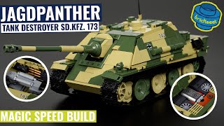 Great Jagdpanther SdKfz 173  Full Interior  COBI 2574 Speed Build Review [upl. by Michi]