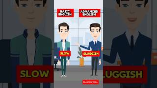 Basic vs advanced English vocabulary for conversation \ speaking practice shorts [upl. by Aitselec]