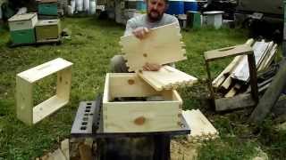 HONEY SUPER Brood Box Salvage Beehive GEORGIA BEES VIDEO John Pluta Beekeeper Budget Bee Hive Wood [upl. by Alfred589]