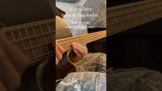 Tutorial de comó leer tabs para el bajoloche tutorial introjuniorh tabs bajoloche guitarra [upl. by Anirehtac]