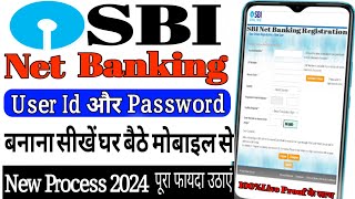 SBI Net Banking Online Registrationsbi net banking kaise karesbi net banking new id kaise banaye [upl. by Adnik272]