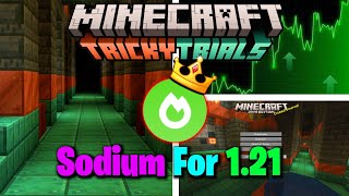 How to use Sodium in 121  Sodium Mod For Pojav launcher [upl. by Nnayt]