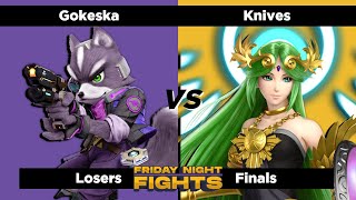 FNF 136 LF  Function  Gokeska Fox vs DARK  Knives Palutena [upl. by Fesoj]