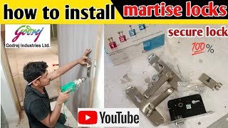 How to Install a Mortise LockDIY Mortise Lock Installation [upl. by Ahselef880]