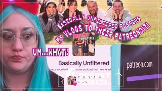 My Vlogs are being posted to the BASICALLY UNFILTERED PODCAST PATREON   REMI PPP LOAN DRAMA [upl. by Inalel873]