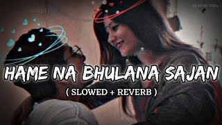 Hame Na Bhulana Sajan  Slowed amp Reverb  lofi music bollywoodlofi lofimusic [upl. by Ykceb]