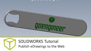 SOLIDWORKS Tutorial  Publish eDrawings to the Web [upl. by Latini580]