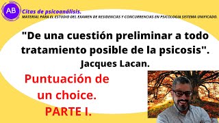 Lacan De una cuestión preliminar a todo tratamiento posible de la psicosis Parte 1 [upl. by Nedrah165]