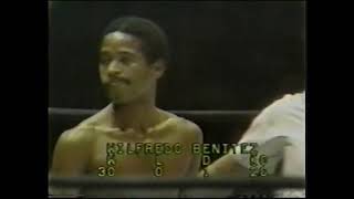 Wilfred Benitez vs Bruce Curry 2 Full Fight [upl. by Lleryd]