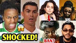 This will BREAK The INTERNET🤯🔥 Emiway Vs King Kangana Emergency BAN Speed UR Cristiano Ronaldo [upl. by Fahy]