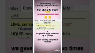 Case 3  acidity causticumtrending homeopathy [upl. by Jutta571]