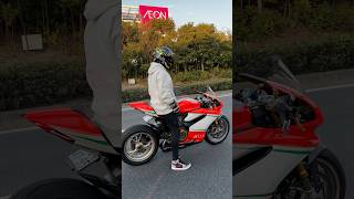 DUCATI Panigale R after fire🔥Akrapovic titanium full exhaust soundMy favorite video clipshort ver [upl. by Elyk]