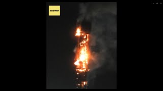 West Belfast Andersonstown 5G mast deliberately set on fire [upl. by Ayikat]