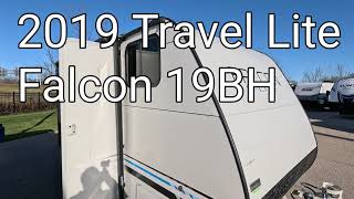 2019 Travel Lite Falcon 19BH Travel Trailer [upl. by Enorel]