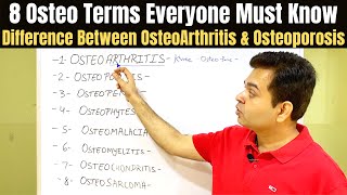 Osteophytes Osteopenia Osteoporosis Osteomalacia Osteomyelitis Bone Related Diseases MUST KNOW [upl. by Layne]