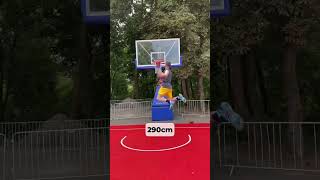 Windmill dunk on EVERY HEIGHT [upl. by Gino]