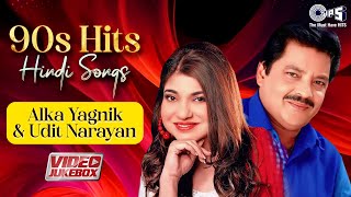 90s Hits Hindi Songs Of Alka Yagnik amp Udit Narayan  90s Evergreen Love Songs  Hindi Songs Jukebox [upl. by Maurili138]