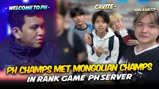 WHEN MONGOLIAN CHAMPIONS PRACTICE in PH SERVER but ECHO JUST TROLL THEM    😂 [upl. by Mapes]