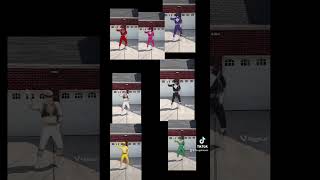 mightymorphinpowerrangersonceandalways Power Rangers dancing to bye bye bye [upl. by Subir]