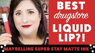 Maybelline Super Stay Matte Ink  REVIEW IN 5 [upl. by Anilra901]