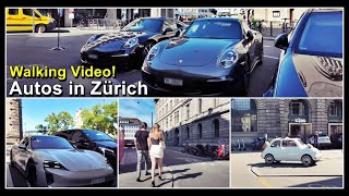 Alles Porsche oder was Welche Autos parken in Zürich [upl. by Rosita]