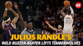 quotJulius Randles Wild BuzzerBeater Lifts Timberwolves Past Suns in Thrilling 120117 Winquot [upl. by Siram]