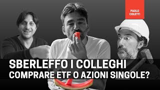 Comprare azioni singole invece di etf Vantaggi e svantaggi con dissing aIoRisparmio nonlavorare [upl. by Onivla873]