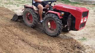 Mini tractor 4x4hard soilVALPADANA 4X4fresa [upl. by Khai]