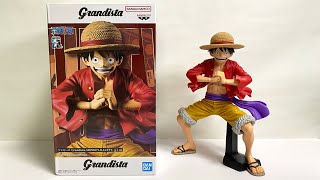 Unboxing ONE PIECE Grandista MonkeyDLuffy Figure [upl. by Padget974]