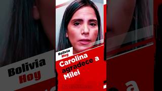 Hija de Áñez agradece a Milei por pronunciamiento presospoliticos cabildeodigital argentina [upl. by Aehta]