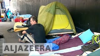 Melbourne wakes up to homelessness crisis [upl. by Ileek]