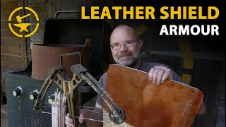 Making leather shield armour  Impenetrable Part 1 [upl. by Eciram]