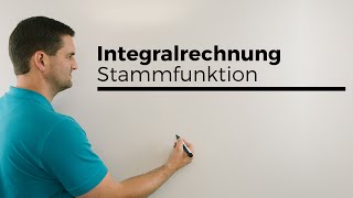 Integralrechnung Stammfunktion das mit dem dx Ableitung umkehren  Mathe by Daniel Jung [upl. by Kelby]