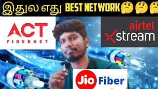 chennaiல எது best broadband network தெரியுமாRRjio airtel actfibernet broadbandinternet [upl. by Shayna865]