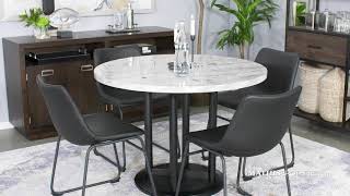 Centiar TwoTone Round Dining Table [upl. by Jamnis]