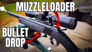 Muzzleloader Bullet Drop  My Muzzleloader is Dialed In [upl. by Anasor]