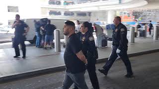 US Customs calls The LAX airport police passenger with a Bench warrant NCIC [upl. by Chouest]