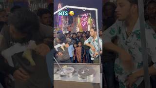 Jyada tej lag gaye bhai ko 😅😅 bts shoot foryou tranding publicreactio funny [upl. by Eiramyelhsa]