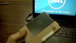 Unboxing and Reviewing Dell External Hard Drive [upl. by Aivitnahs688]