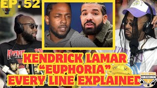 Kendrick Lamars Euphoria Diss EXPLAINED NEW INFO  Great Minds Drink Alike  Ep 52 [upl. by Anaicilef]