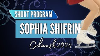 Sophia SHIFFRIN ISR  Junior Women Short Program  Gdansk 2024 [upl. by Nessie68]