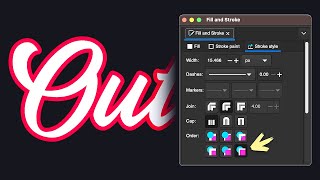 The Secret To Creating Perfect Outlines In Inkscape [upl. by Consolata]