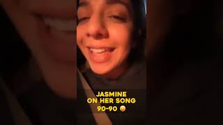 jasminesandlas on her song 90 90 [upl. by Iem]